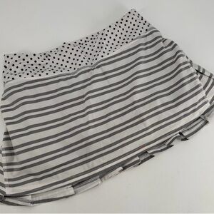 lululemon athletica Black and White Mini Skirt
